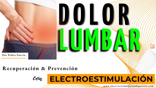 Colocación electrodos TENS para dolor de espalda  Electroestimulación TENS  para terapia del dolor 