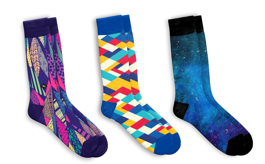 Custom 3d Sock For Dye Sublimation Printing Socks Blank Man Custom Sublimate  Socks Custom - Haishu Colorido