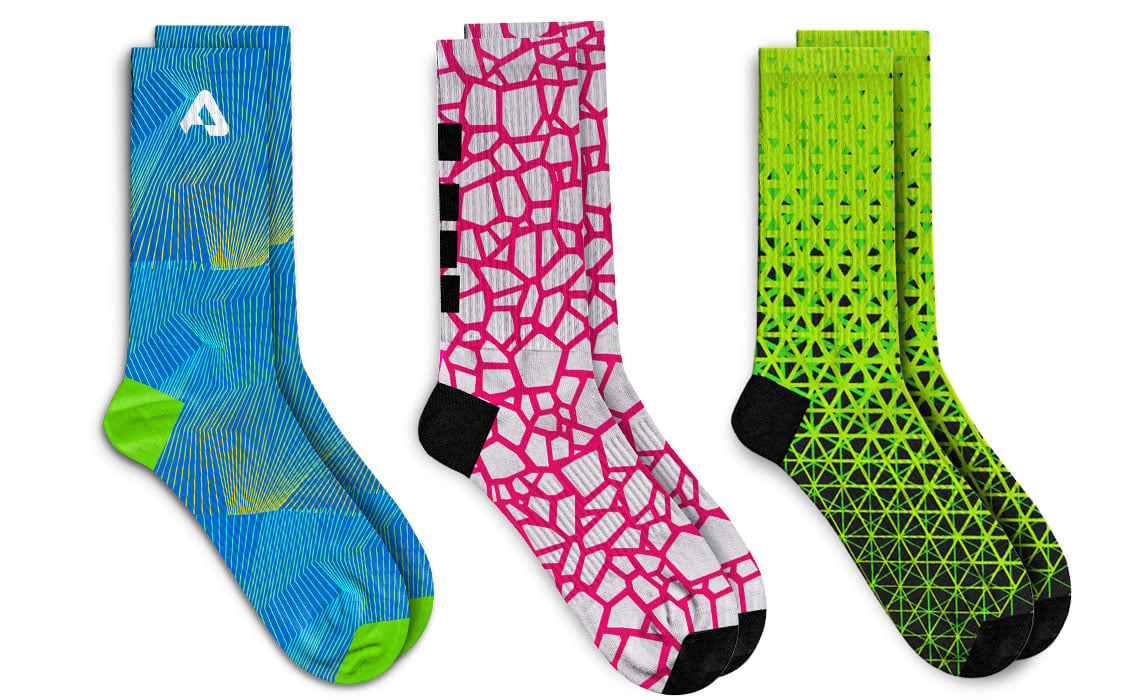 Glow in the Dark Compression Socks (3-Pairs)