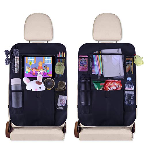 JUSTTOP Backseat Organizer with Touch-Screen Tablet Holder - Set
