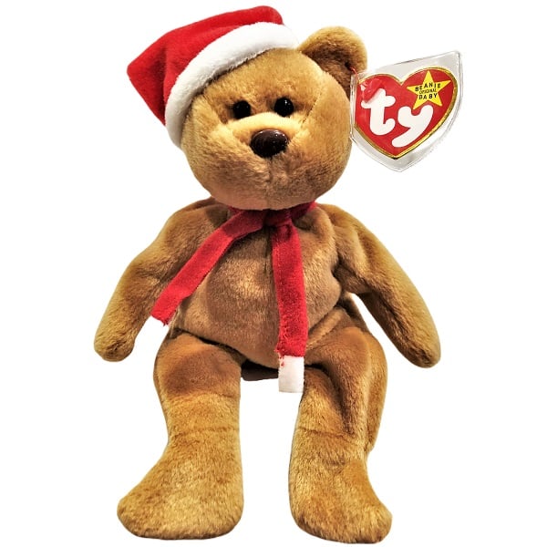 1997 christmas teddy store beanie baby