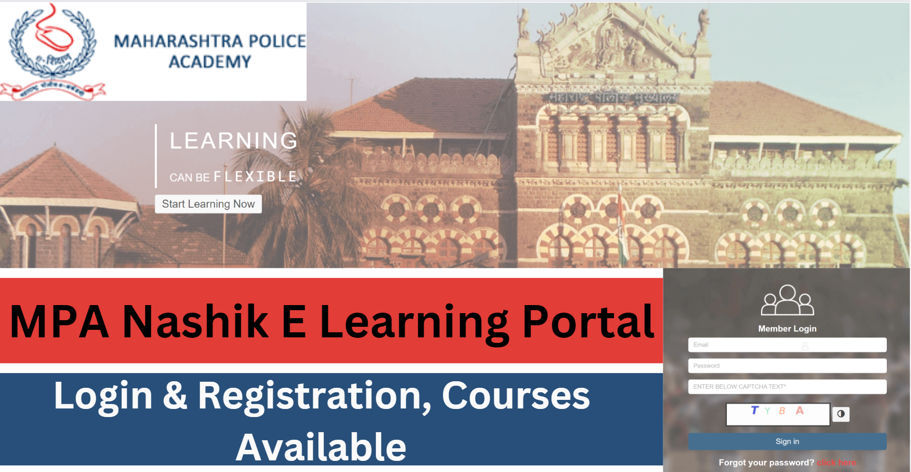 MPA Nashik E Learning Portal