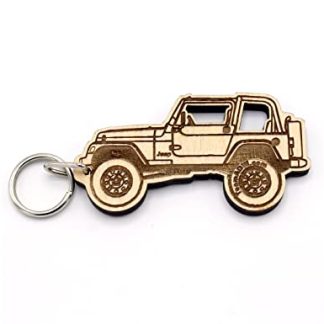 Liquid Iron Industries > Vendors > Wood Jeep Key chain